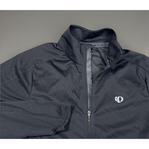 Pearl Izumi Elite Lightweight Jacket Women M Black Full Zip Cycling Reflective